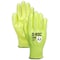 Magid Coated Gloves, Polyurethane, 4 Abrasion Level, Hi-Viz Yellow, 1 PR GPD525HV-10 - alternate 1